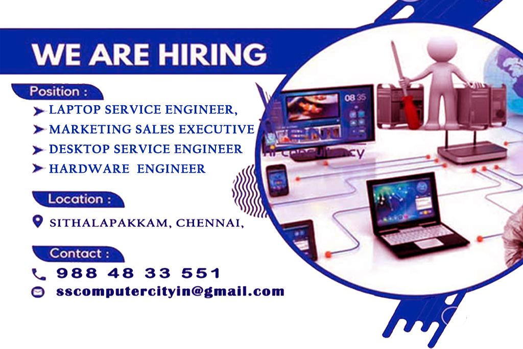 Laptop Service Engineer Job Vacancies In Chennai, computer_service_engineer_jobs IN Medavakkam