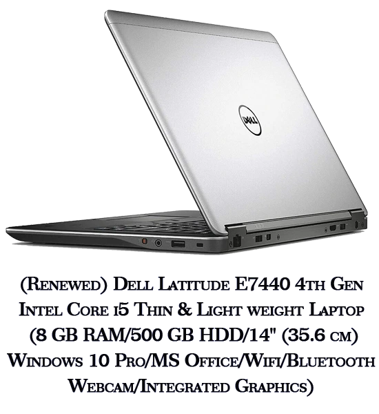 Dell LATITUDE E7440 Intel Core i5 th Gen 14 inches Touch Business Laptop 